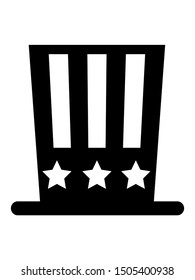 Vector Illustration of USA Elections Hat
