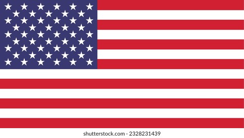 vector illustration of usa flag