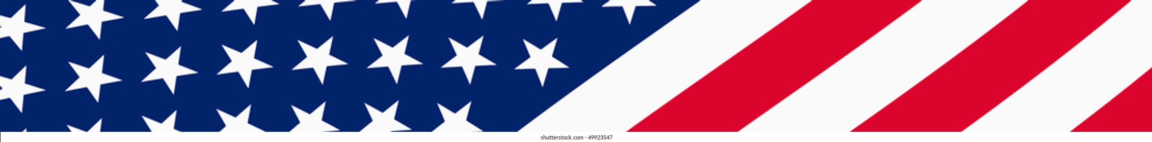 Vector Illustration of USA flag