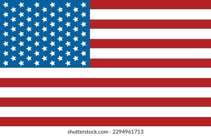 vector illustration of USA flag design