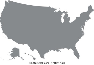 Vector Illustration Of USA Map