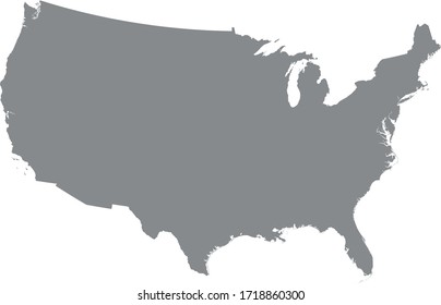 vector illustration of USA map