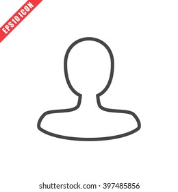 Vector illustration of user icon