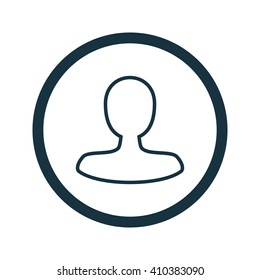 Vector illustration of user icon