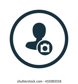 Vector illustration of user picture icon