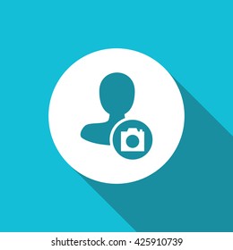 Vector illustration of user picture icon