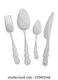 Vector illustration of utensils