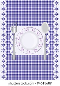 Vector illustration of utensils;