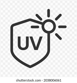 Ilustración vectorial del icono Bloque UV en color oscuro y fondo transparente (png).