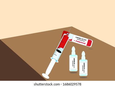 
Ilustración vectorial de los caracteres de la vacuna para la inyección del virus mortal. La vacunación es una de las formas más eficaces de prevenir las enfermedades