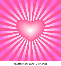 Vector illustration of Valentine background