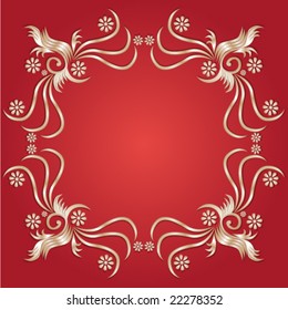 vector illustration of valentine card