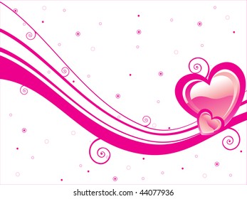 vector illustration of valentine day background