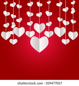 Vector Illustration of a Valentine Day Card