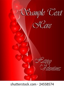vector illustration of valentines background