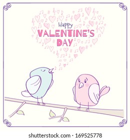 Vector illustration. Valentine's day.
