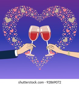 vector illustration of Valentine's Day