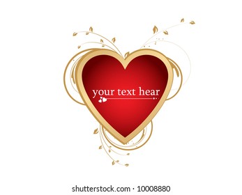 vector illustration of valentines day background
