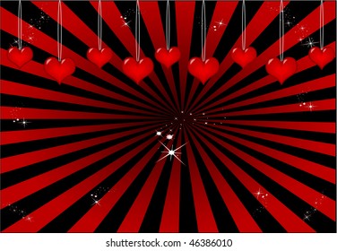 vector illustration - valentine's day background