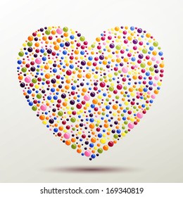 Vector Illustration of a Valentines Day Card