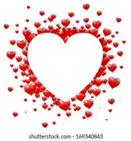 Vector Illustration of a Valentines Day Card