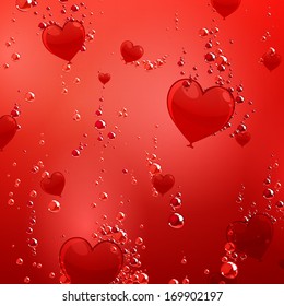 Vector Illustration of a Valentines Day Card