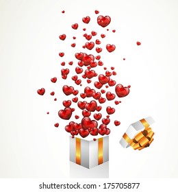 Vector Illustration of a Valentines Day Card