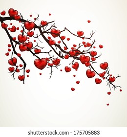 Vector Illustration of a Valentines Day Card