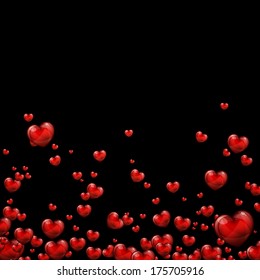 Vector Illustration of a Valentines Day Card