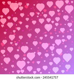 Vector Illustration of a Valentines Day Card