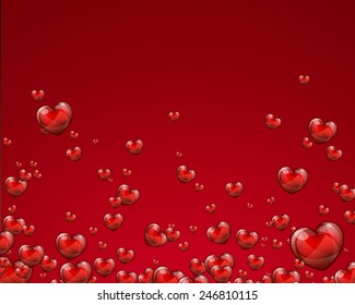 Vector Illustration of a Valentines Day Card
