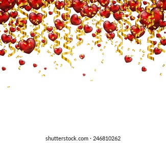 Vector Illustration of a Valentines Day Card