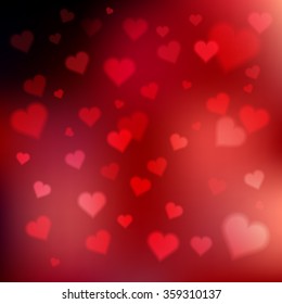 Vector Illustration of a Valentines Day Card background