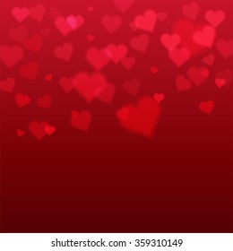 Vector Illustration of a Valentines Day Card background