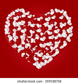 Vector Illustration of a Valentines Day Card