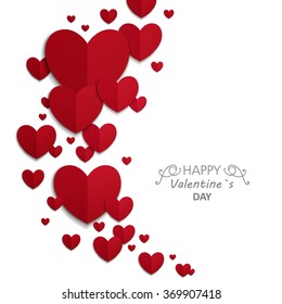 Vector Illustration of a Valentines Day Card