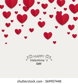 Vector Illustration of a Valentines Day Card