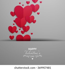 Vector Illustration of a Valentines Day Card