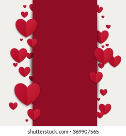 Vector Illustration of a Valentines Day Card