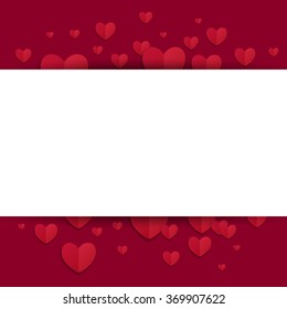 Vector Illustration of a Valentines Day Card