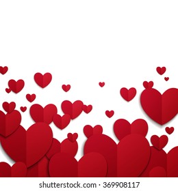 Vector Illustration of a Valentines Day Card
