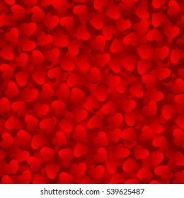 Vector Illustration of a Valentines Day Card. background with hearts.
