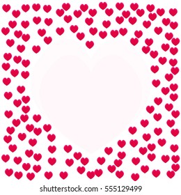 Vector Illustration of a Valentines Day Card
