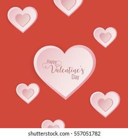 Vector Illustration of a Valentines Day Card