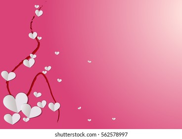 Vector Illustration of a Valentines Day Card