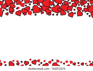 Vector Illustration of a Valentines Day Card