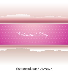 Vector illustration of Valentine's day card