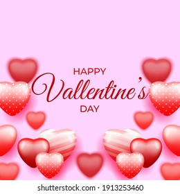 Vector illustration of valentines day graphics, happy valentine's day background. suitable for happy valentine's day greetings