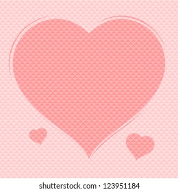 Vector illustration of Valentine's day postcard