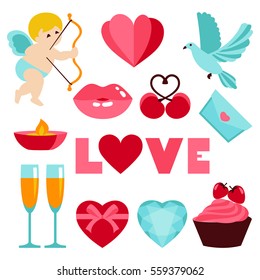 Vector illustration of Valentines day symbol